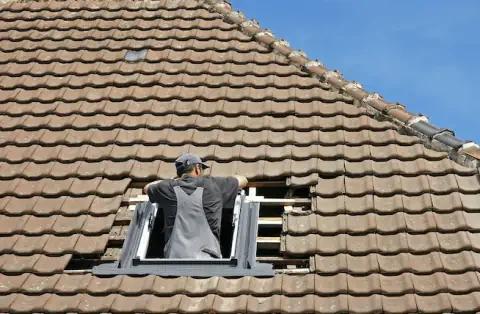 Pose de velux - La Porte du Der